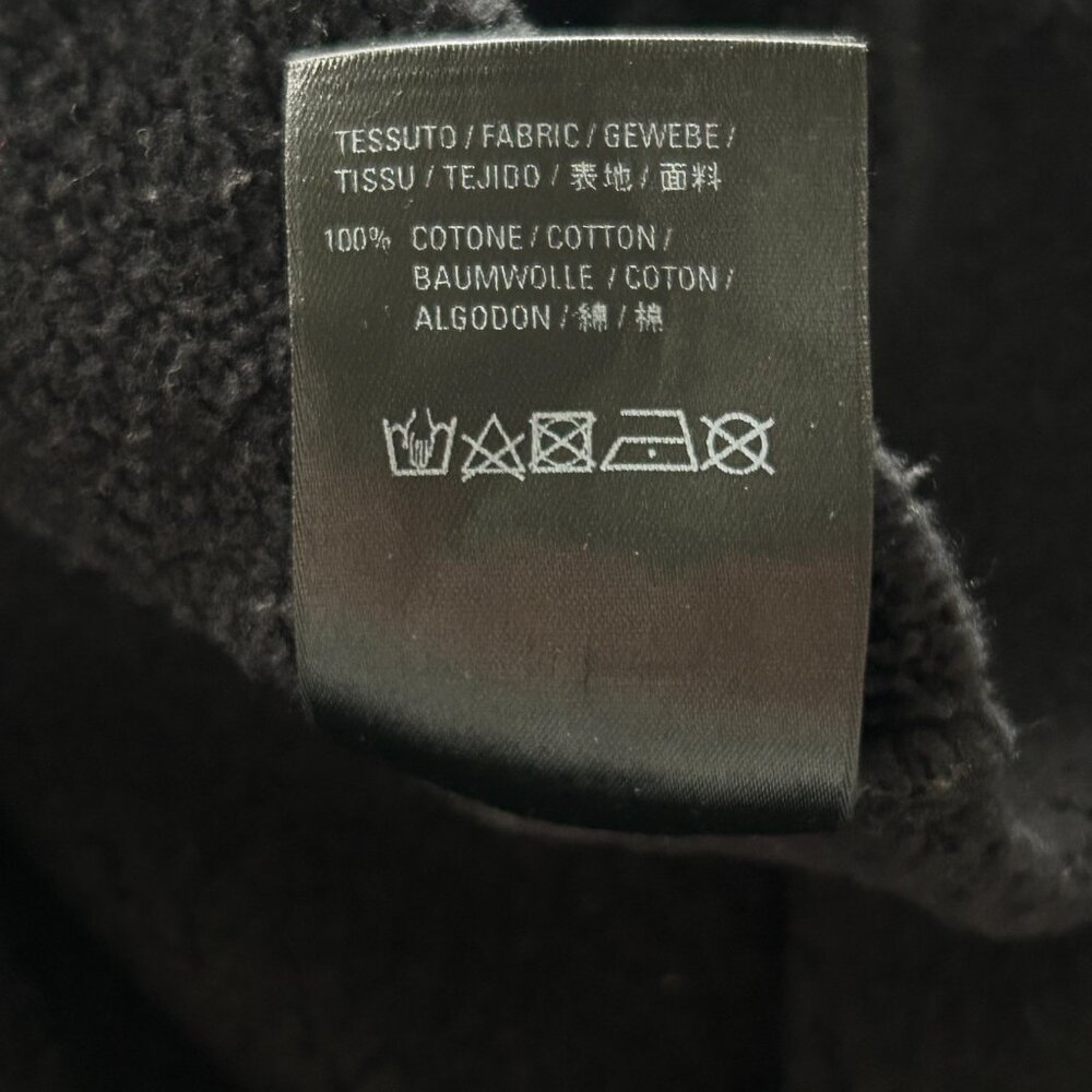Balenciaga Black Notre Dame Distressed Hoodie - Picture 6 of 6